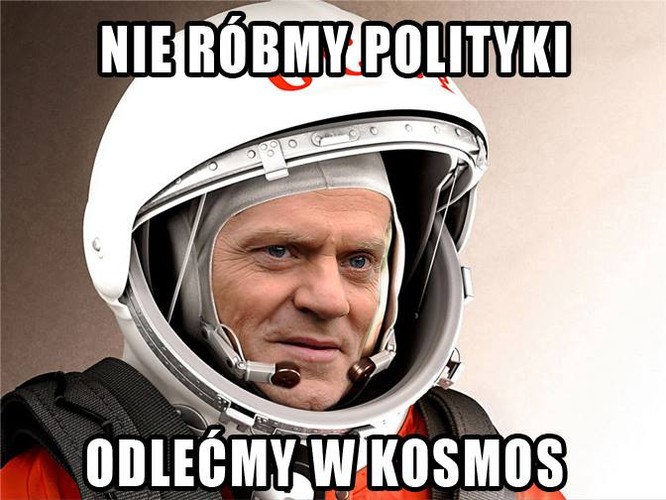 Mem z Donaldem Tuskiem / Józef Cukier