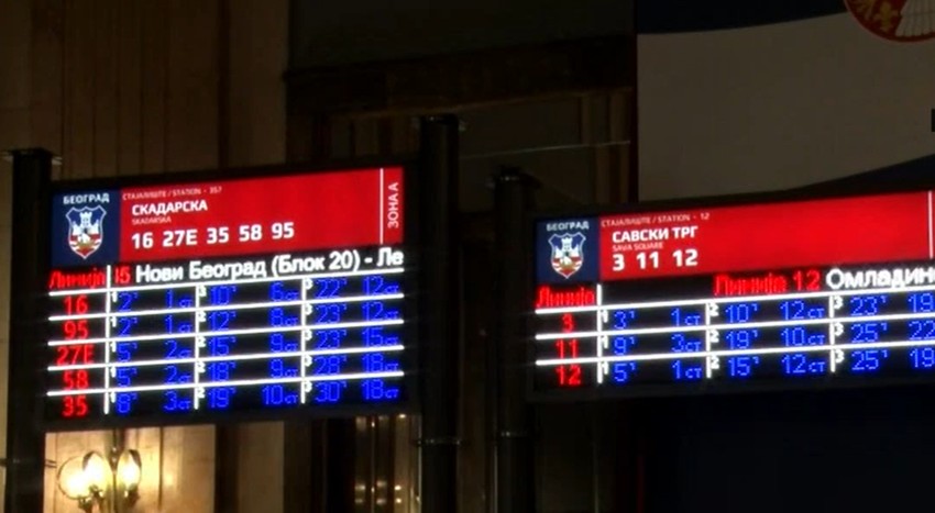 Infotable -  veće i manje, u zavisnosti od broja linija