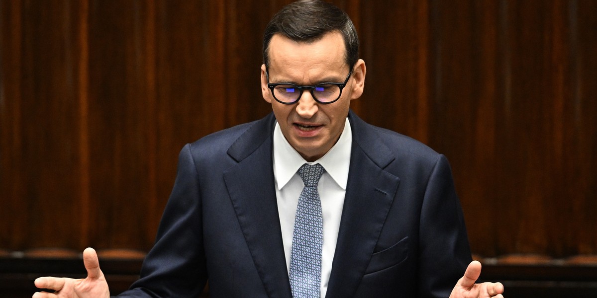 Premier Mateusz Morawiecki