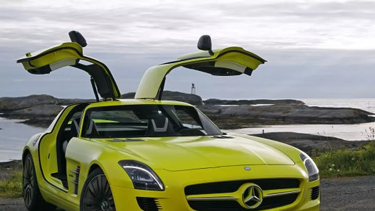 Mercedes SLS AMG E-Cell: jazda pod napięciem