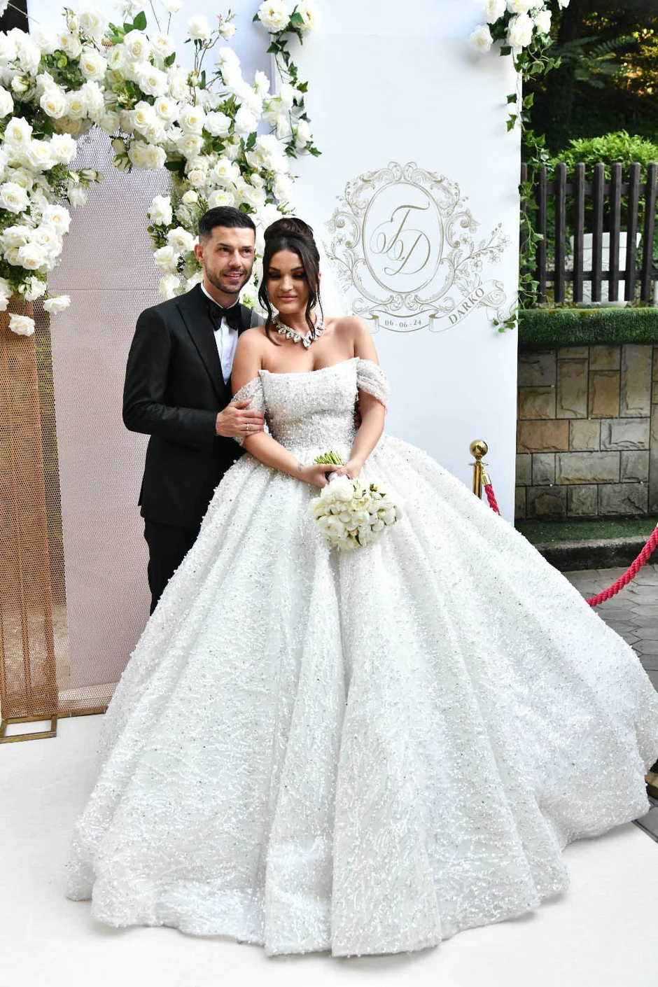 Tamara Milutinović, venčanje