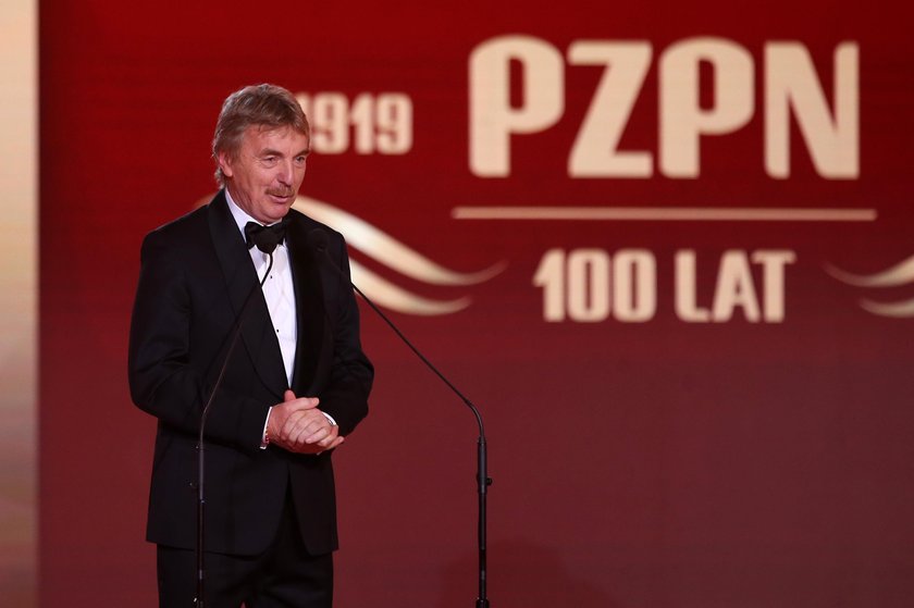 Prezes PZPN Zbigniew Boniek na gali 100-lecia związku w grudniu 2019 r.