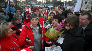 Justyna Kowalczyk w domu