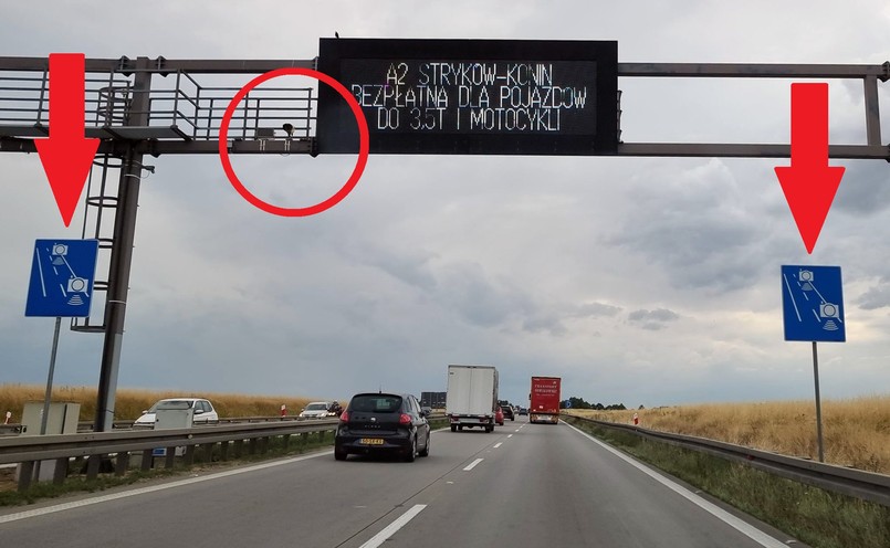 Odcinkowy pomiar prędkości nowej generacji na autostradzie A4 już łapie kierowców