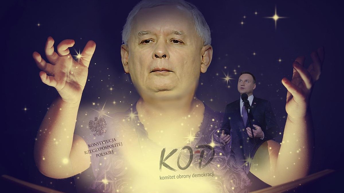 Kaczyński czarnoksiężnik