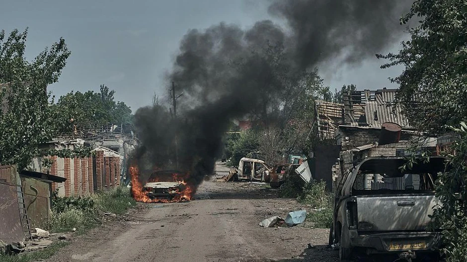 Više od godinu dana vodile su se žestoke borbe za Pokrovsk | Foto: Getty Images