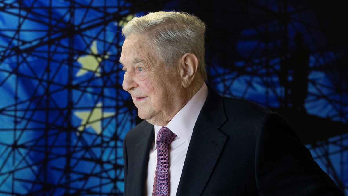 George Soros - Jean Claude Juncker meeting in Brussels