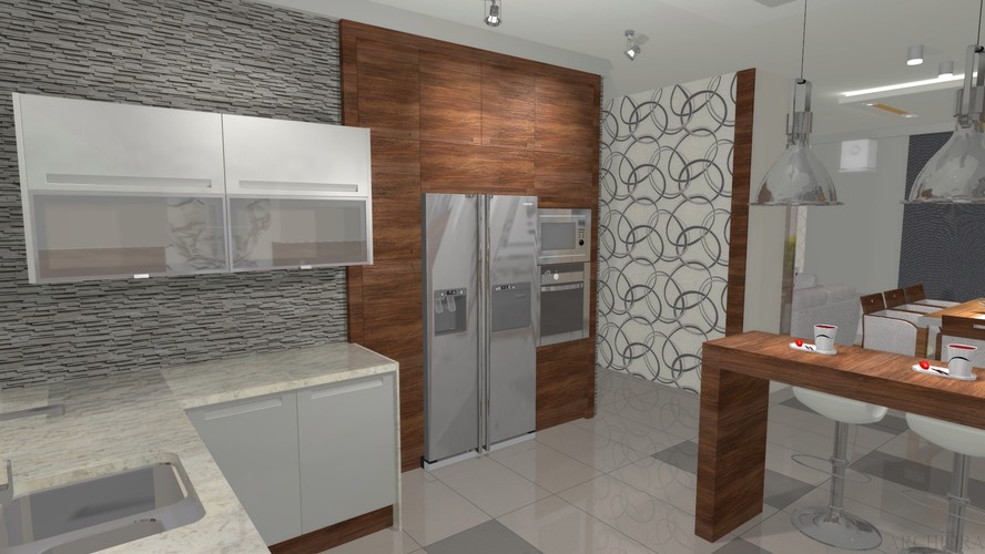 Lubię dodawać kolor w projektach, choćby kroplę, która ożywi i podkreśli indywidualność pomieszczenia. Może być to element dekoracyjny, może być kawałek ściany.