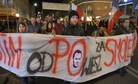 WARSZAWA AMBASADA ROSJI PROTEST ROCZNICA SMOLEŃSKA (demonstracja)