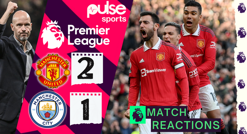 Social Media Reactions as Manchester United reign supreme in Manchester Derby