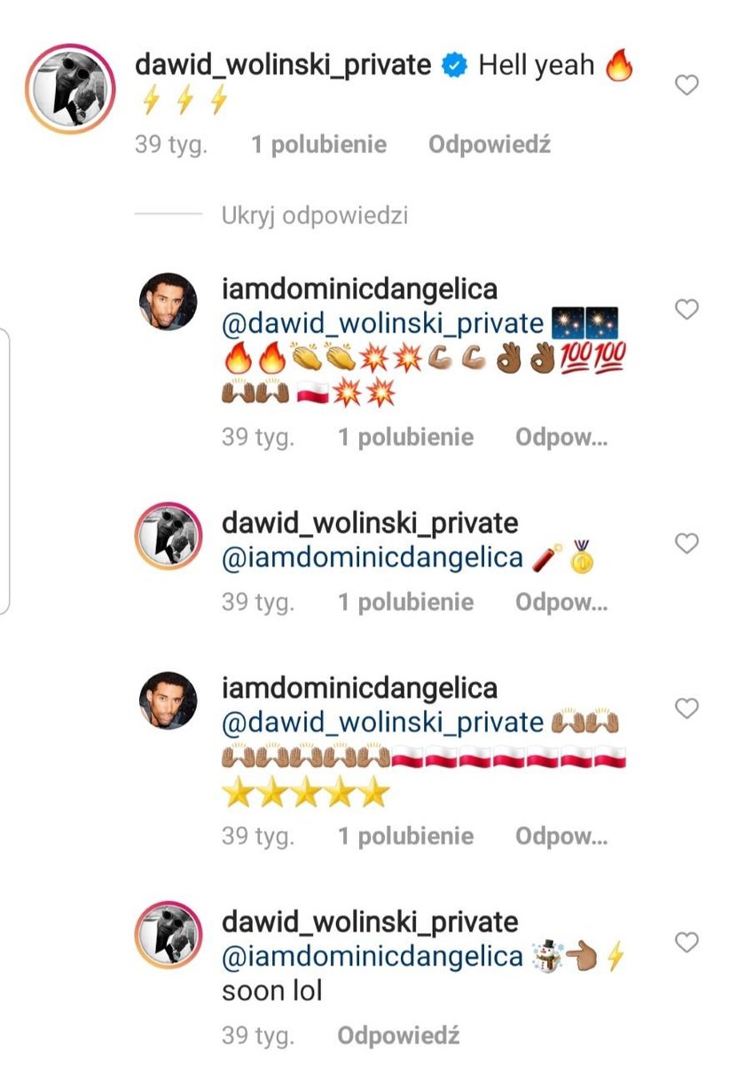 Dawid Woliński i Dominic D'Angelica poznali się przed "Top Model"