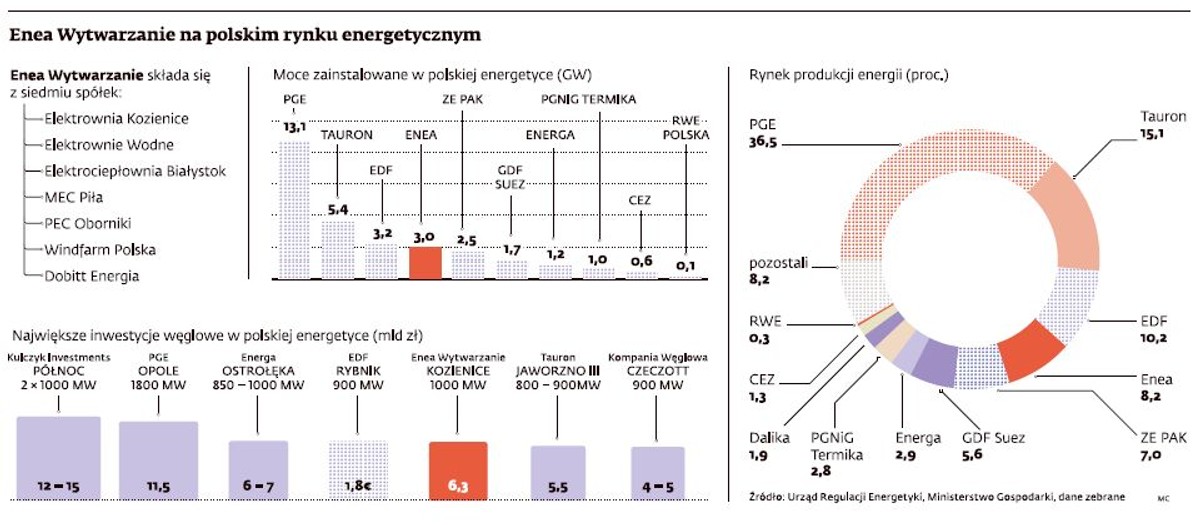 Enea Wytwarzanie na Polskim rynku energetycznym
