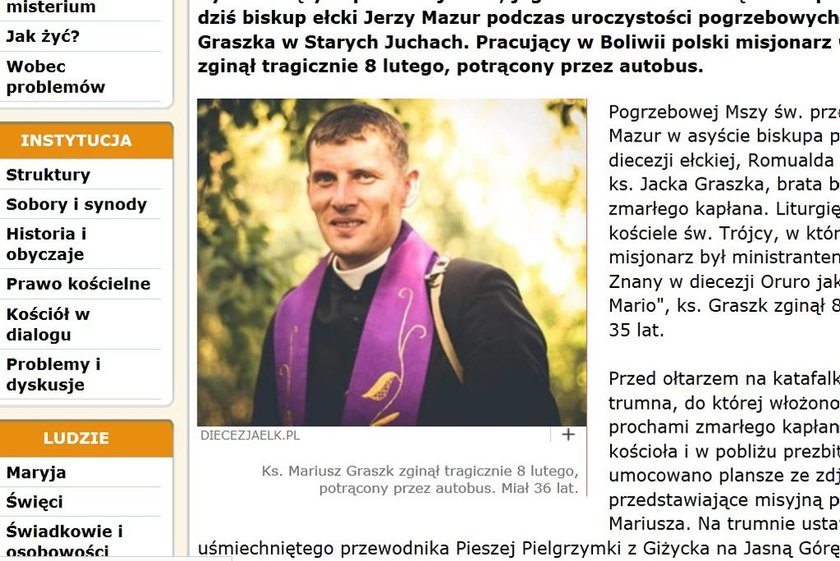 Tragiczne śmierci polskich księży