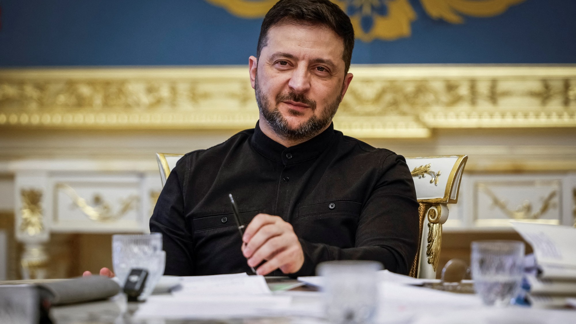 Ukrajinský prezident Volodymyr Zelenskyj.