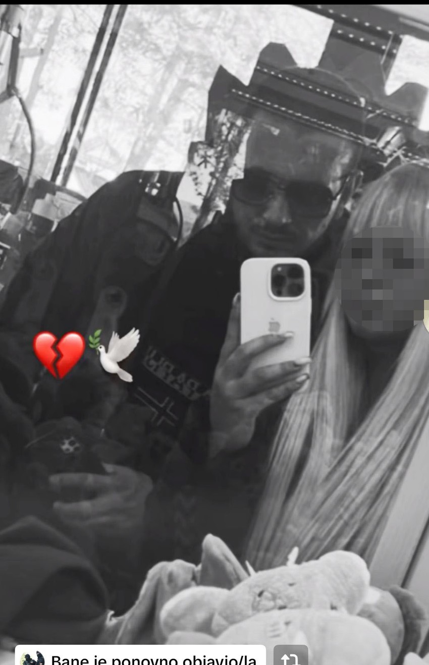 Opraštanje od Aleksandra M. koji je stradao sa Anom Radović