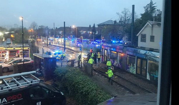 Wypadek tramwajowy w Londynie