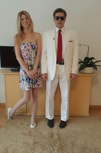 Filip Chajzer z siostrą Weroniką / zdjęcie z oficjalnego profilu