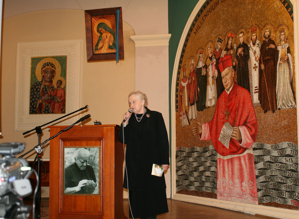 Wystąpienie na Konferencji Katyńskiej. Częstochowa, rok 2010