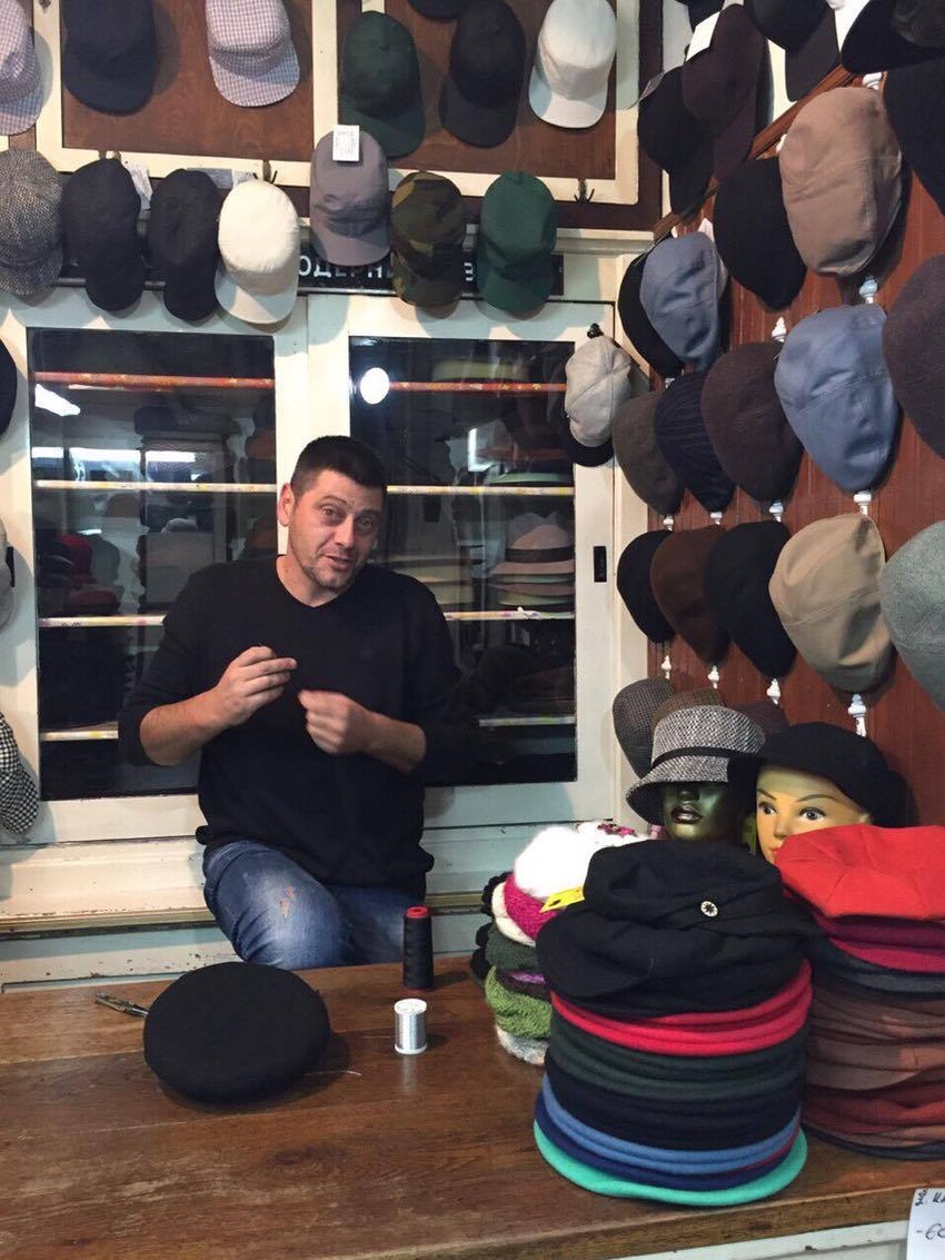 Goran Milošević u svojoj zanatskoj radnji