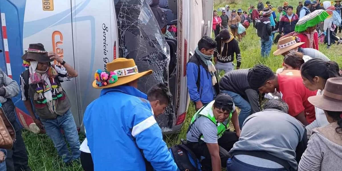 Wypadek autokaru wycieczkowego w Peru. Wśród rannych Polacy.