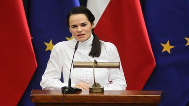 Swiatłana Cichanouska w Polsce. "Zrobiłam to z miłości. Białorusinom trzeba dać głos i władzę"