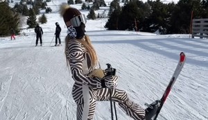 Jelena Radanović na skijanju