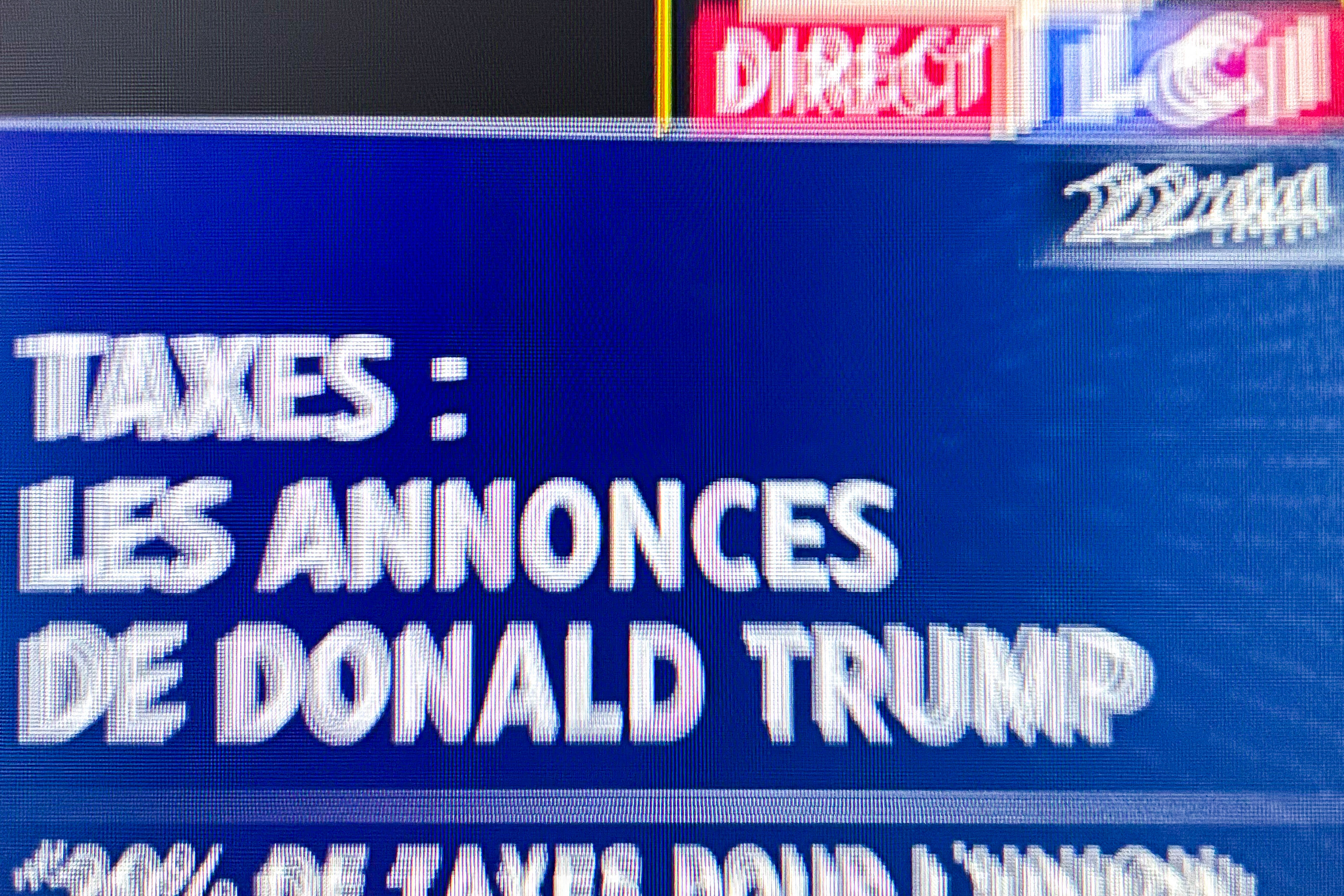 Trump critique vivement la taxation française des géants technologiques