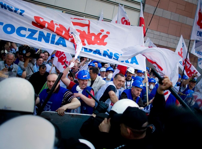 Bitwa stoczniowców w Warszawie