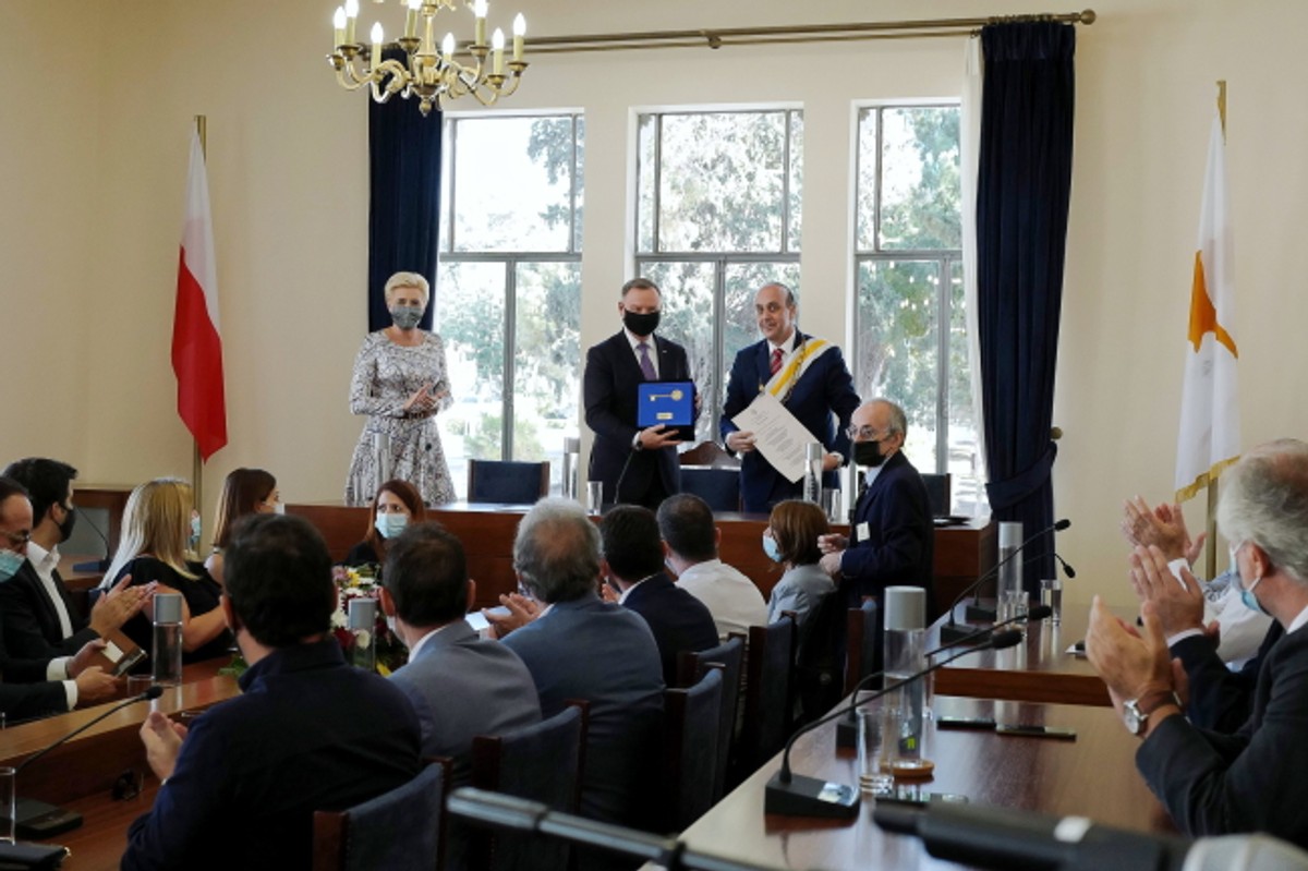 Andrzej Duda, Agata Kornhauser-Duda, Phedonas Phedonos