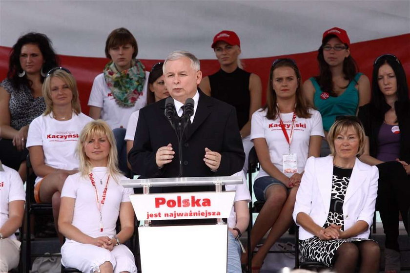 Jarosław Kaczyński w Łodzi