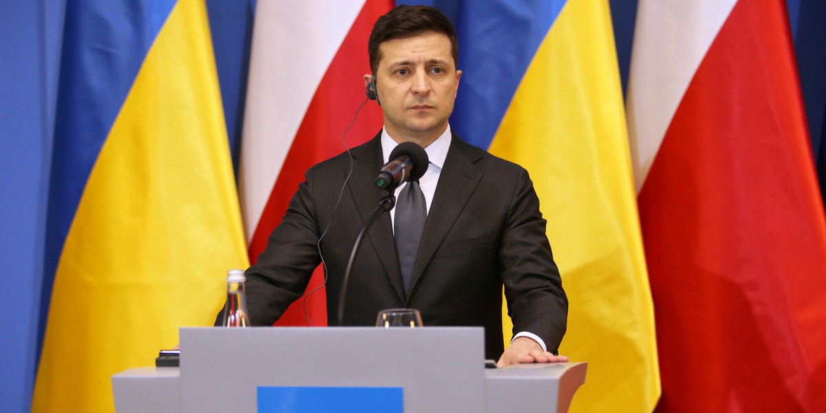 Prezydent Ukrainy podkreśla, że "nawet jeden wystrzał może rozpocząć wojnę".