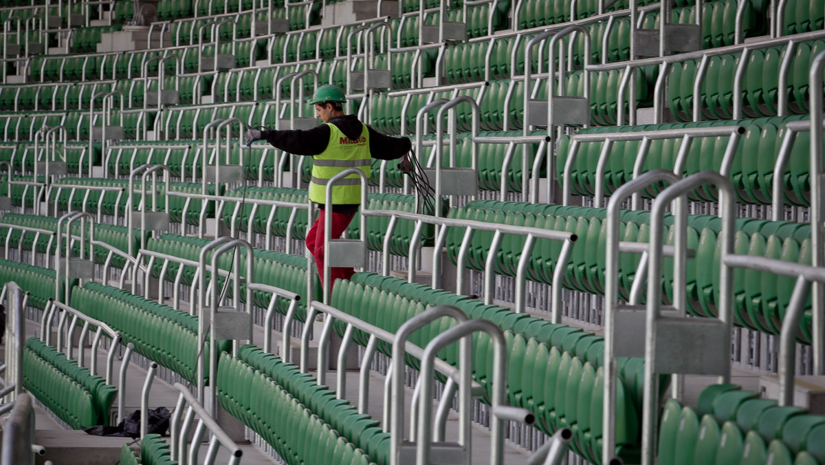 Stadion przed walką Adamka i Kliczki