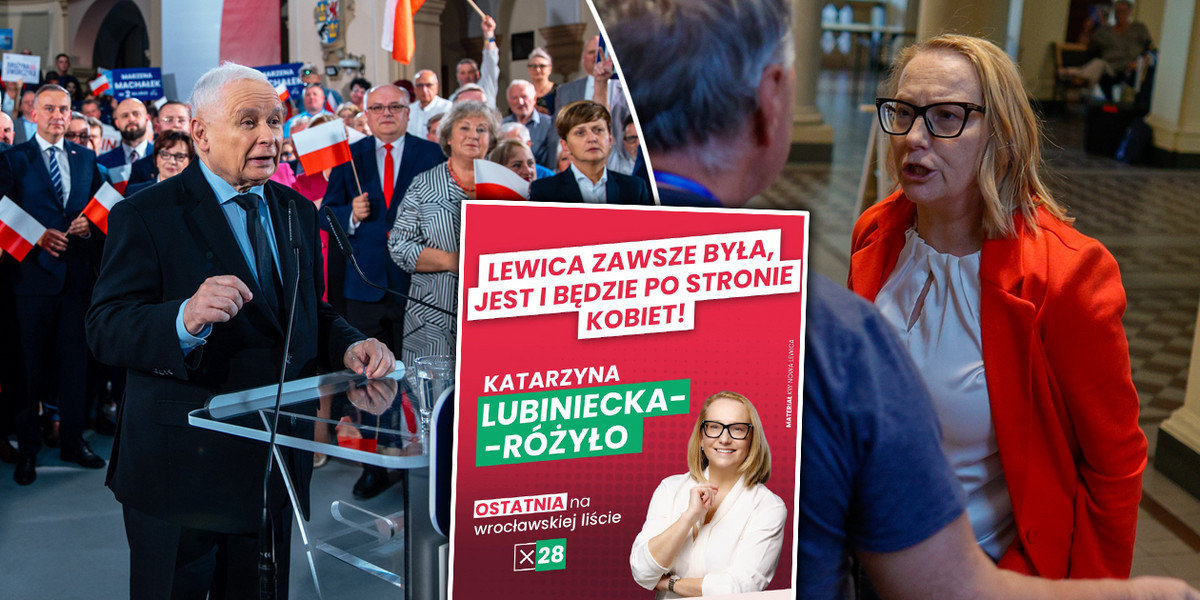 Wyrzucona ze spotkania z Jarosławem Kaczyńskim kandydatka Lewicy zarzeka się, że wcale nie planowała przeszkadzać mu w wystąpieniu. 