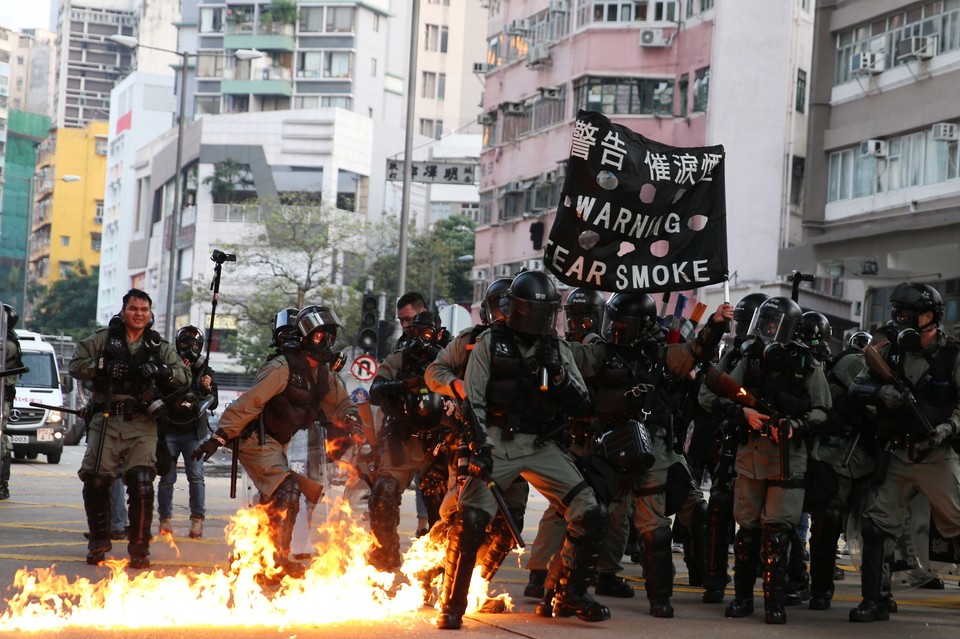 Protesty w Hongkongu