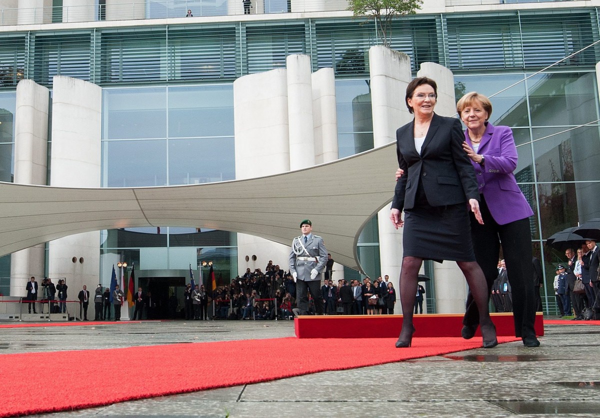 Ewa Kopacz i Angela Merkel w Berlinie
