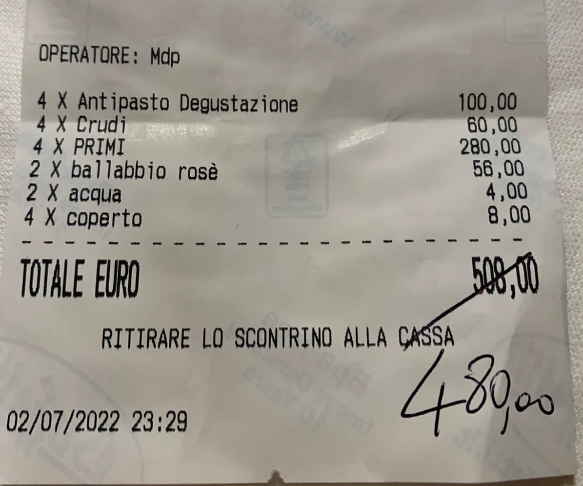 Zákazník zverejnil účet na sociálnej sieti. 