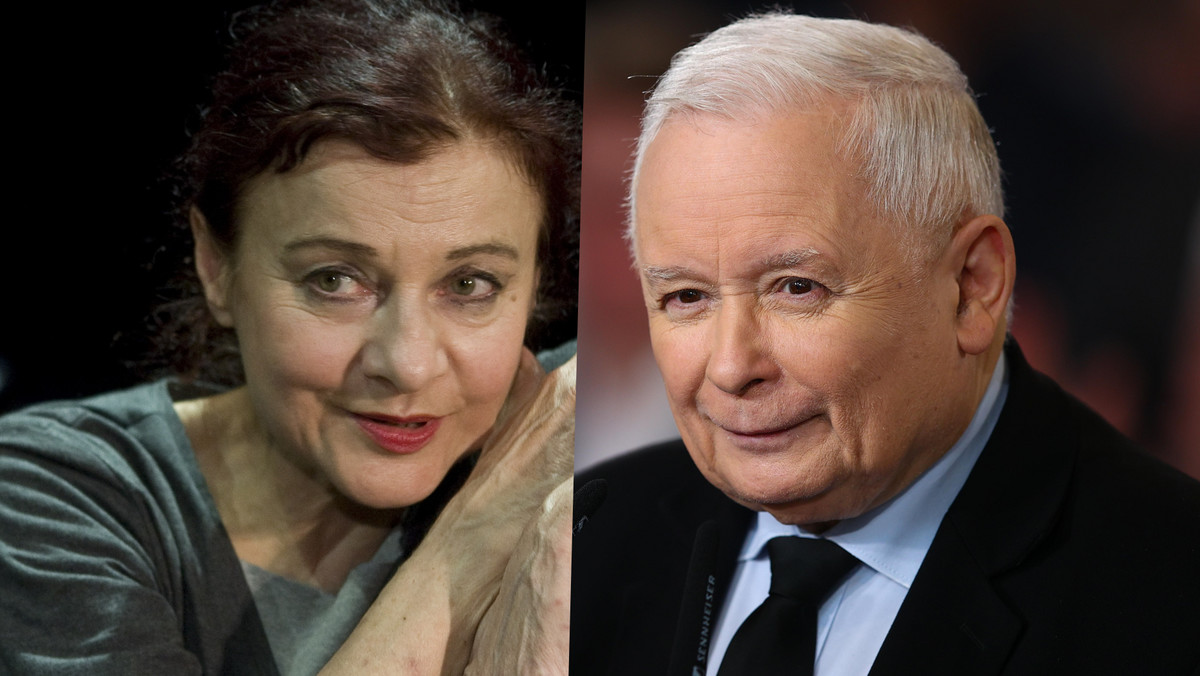 Anna Chodakowska w 2010 r. i Jarosław Kaczyński w 2024 r.