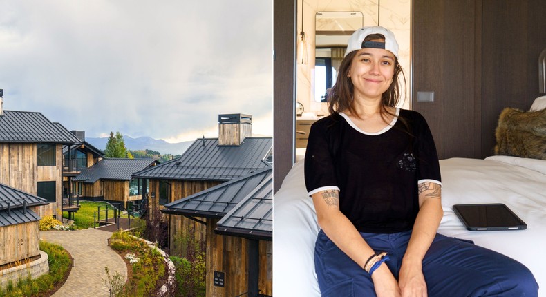 Hotel Yellowstone is the only hotel just for adults in Jackson, Wyoming. Joey Hadden/Business Insider