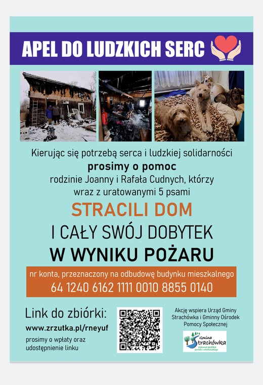 Tak możesz wspomóc poszkodowaną rodzinę