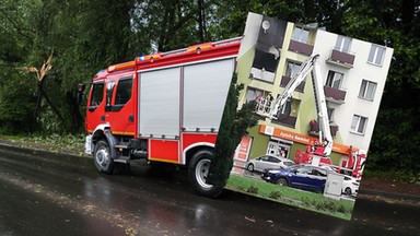 Pożar w centrum Płocka. W akcji pięć zastępów straży