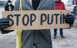 Wojna na Ukrainie. Demonstracje po inwazji Rosji