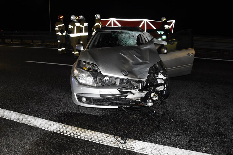 Dwoje pieszych próbowało przebiec przez drogę ekspresową S8. Obie osoby wpadły pod jadące Renault i poniosły śmierć na miejscu