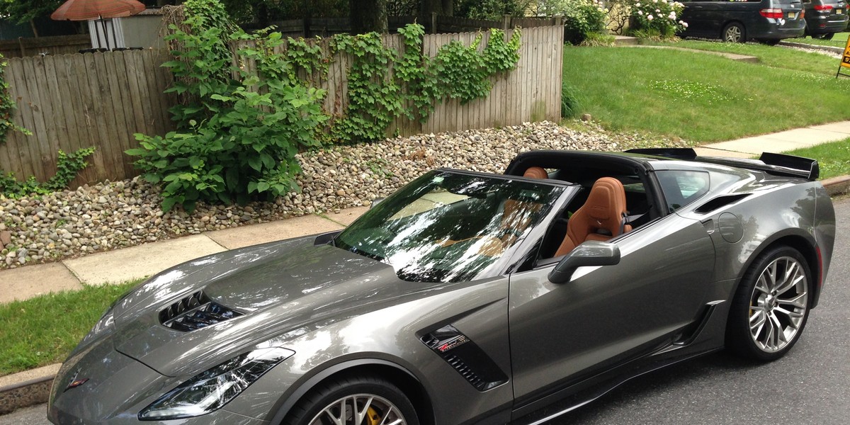 The Chevrolet Corvette Z06.