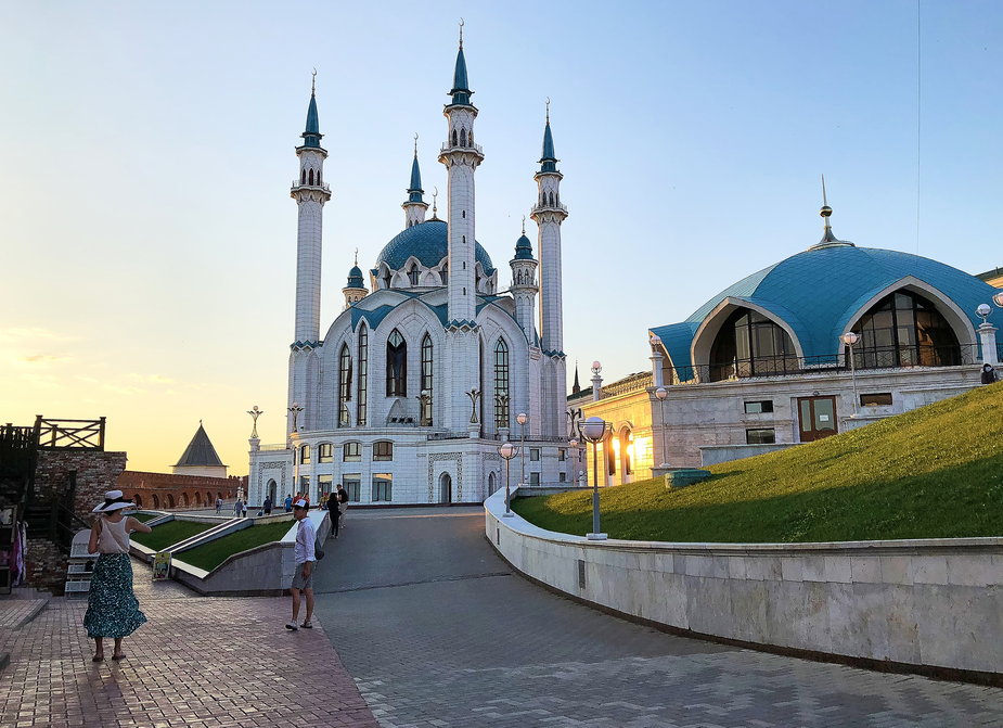 Meczet Kul Szarif na Kremlu w Kazaniu, stolicy Tatarstanu