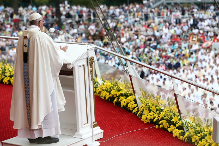 Papież Franciszek odprawił mszę na Jasnej Górze z okazji 1050. lecia chrztu Polski