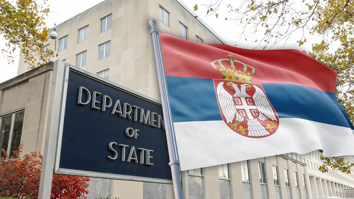Stejt department i srpska zastava