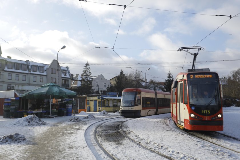 pętla tramwajowa w Oliwie 