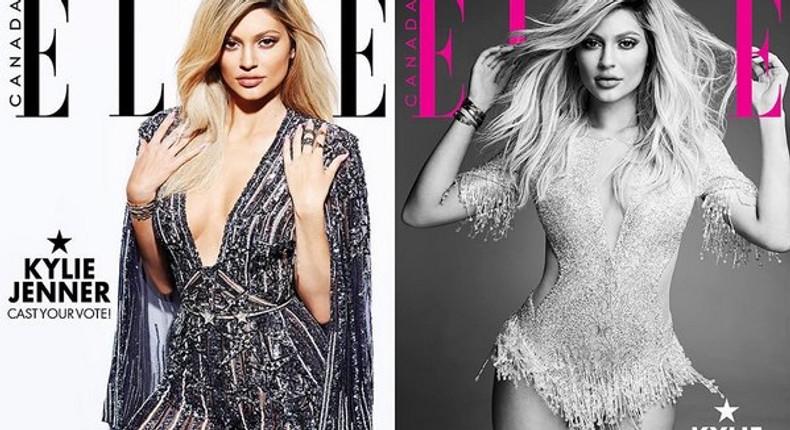 Kylie Jenner is the cover girl for Ella Magazine Canada December issue