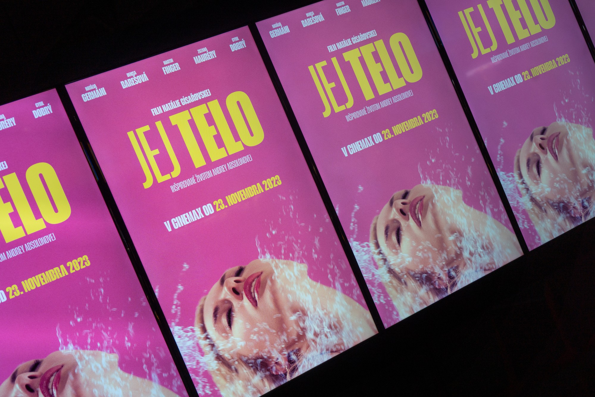 Premiéra filmu Jej telo.