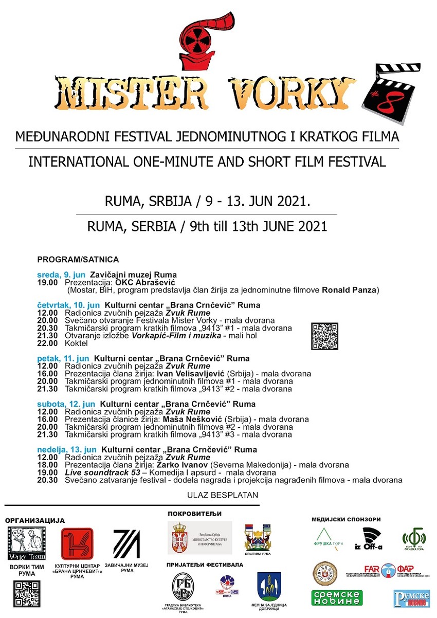 Program Festivala Mister Vorky